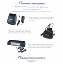 6 Station Rapid Rate Charger for Bendix King KNG-P150 Portable Radios - Waveband Communications