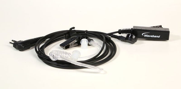 2 Wire Earpiece with Clear Acoustic Tube for Motorola CP040