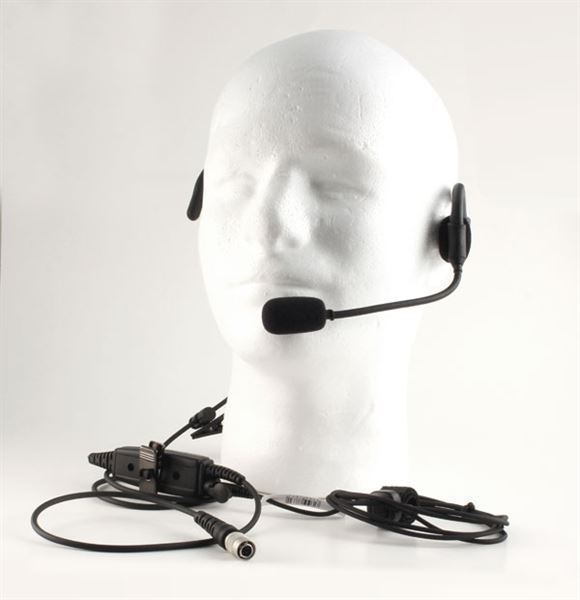 Lightweight Headset for Kenwood TK-2360/ TK-3360 (Includes 2-Pin Adapter)