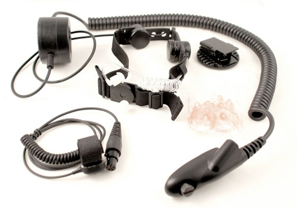 Tactical Throat Microphone Comparable to Otto V1-T12MF117 - Waveband Communications