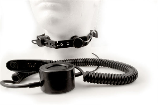 Tactical Throat Microphone Comparable to Otto V1-T12MF117 - Waveband Communications