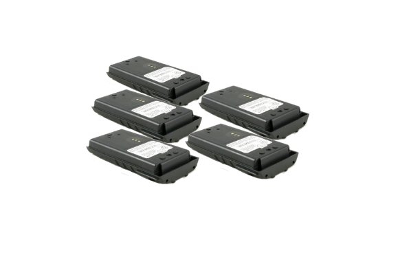 Five of our 2700 mAh Battery for M/A-Com Harris Public Safety Radios - Waveband Communications