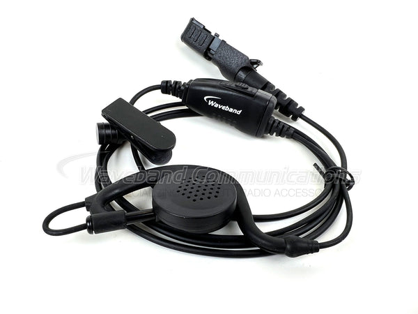 PMLN5727 Comparable 1 Wire Swivel Earpiece with PTT for Motorola XiR P6600i Radios